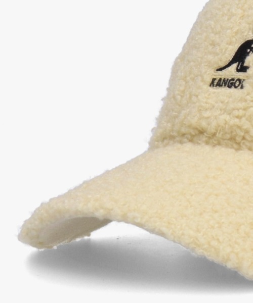 KANGOL（カンゴール）の「KANGOL/カンゴール　SMU SHEEP FUR BASEBALL（キャップ・レディース・ブラック/ライトピンク/アイボリー・ONESIZE(L)）」の10枚目の写真