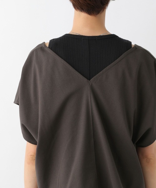 LEPSIM(レプシィム)の「ショートベスト*アメスリワンピース 199309(ワンピース・レディース・ベージュ/オフホワイト/ブラック・FREE)」の19枚目の写真