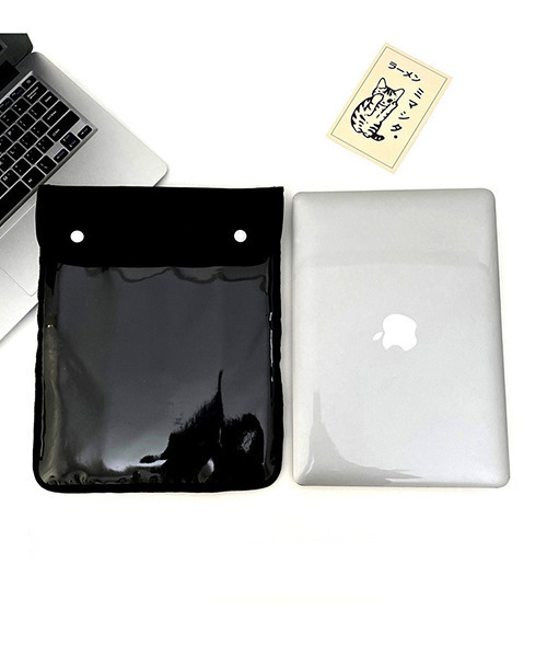 c.u.l（シーユーエル）の「大きいサイズにも対応 クリアポケット 袋型タブレットケース iPadケース PCケース ipd8（PC・タブレットケース・レディース・ブラック/ベージュ/ブルー/ピンク/グリーン・FREE）」の16枚目の写真