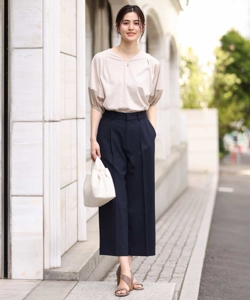 シアーランタンスリーブカットソー