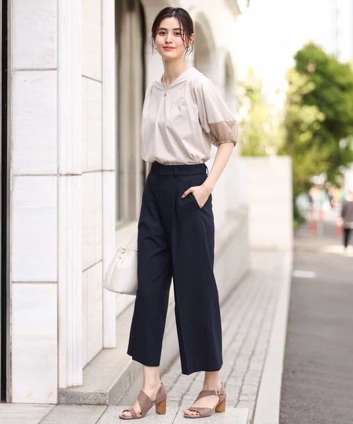 シアーランタンスリーブカットソー