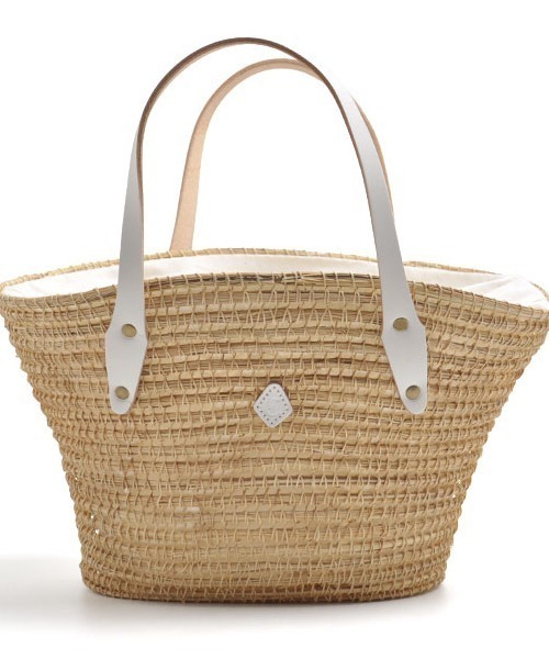 CLEDRAN（クレドラン）の「CL3526 PLAM FIBER BASKT カゴバッグ（かごバッグ・レディース・ブラック/グリーン/ホワイト・FREE）」の2枚目の写真