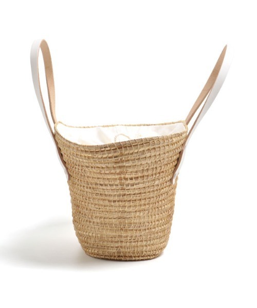 CLEDRAN（クレドラン）の「CL3526 PLAM FIBER BASKT カゴバッグ（かごバッグ・レディース・ブラック/グリーン/ホワイト・FREE）」の6枚目の写真