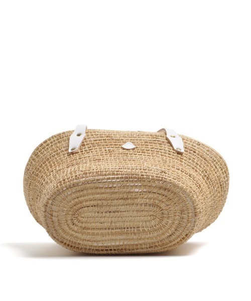 CLEDRAN（クレドラン）の「CL3526 PLAM FIBER BASKT カゴバッグ（かごバッグ・レディース・ブラック/グリーン/ホワイト・FREE）」の8枚目の写真