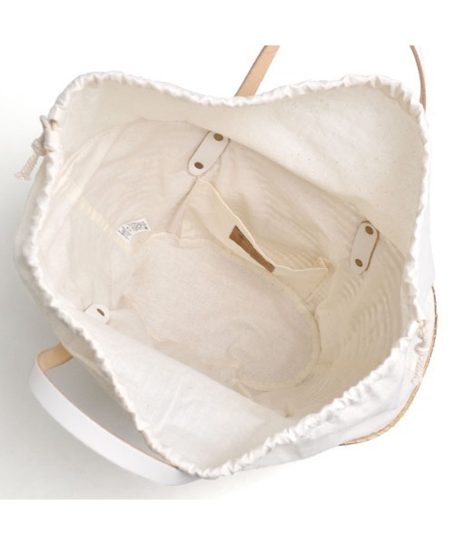 CLEDRAN（クレドラン）の「CL3526 PLAM FIBER BASKT カゴバッグ（かごバッグ・レディース・ブラック/グリーン/ホワイト・FREE）」の9枚目の写真