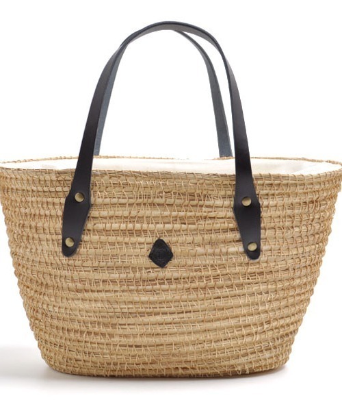 CLEDRAN（クレドラン）の「CL3526 PLAM FIBER BASKT カゴバッグ（かごバッグ・レディース・ブラック/グリーン/ホワイト・FREE）」の14枚目の写真