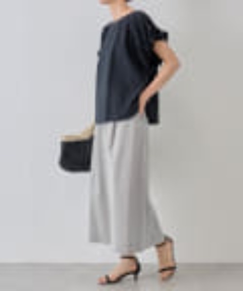 BEARDSLEY（ビアズリー）の「ピンタック コクーン ストレートスカート（スカート・レディース・ベージュ/グレー・FREE）」の20枚目の写真