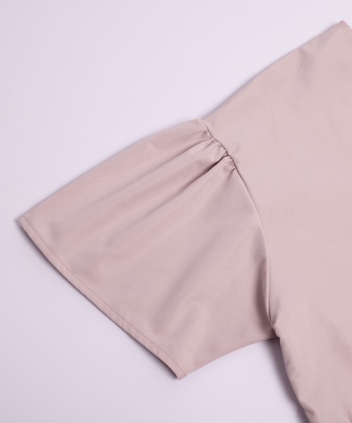 La-gemme（ラジェム）の「パールモチーフプルオーバー（シャツ/ブラウス・レディース・ピンク/ホワイト/ベージュ/ブラック/グレイッシュベージュ・フリー）」の16枚目の写真