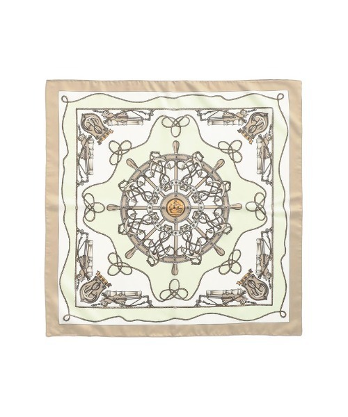 Perfect Suit FActory（パーフェクトスーツファクトリー）の「イタリア製　船具柄スカーフ　グレー/ブラウン/ブルー（バンダナ/スカーフ・レディース・ライトグレー/ブルー/ブラウン・FREE）」の14枚目の写真