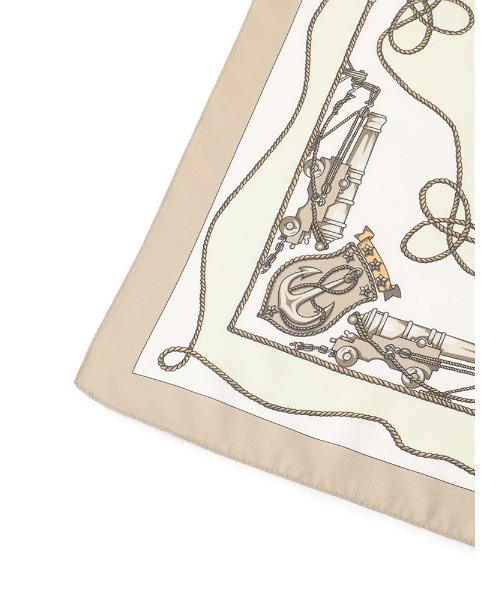 Perfect Suit FActory（パーフェクトスーツファクトリー）の「イタリア製　船具柄スカーフ　グレー/ブラウン/ブルー（バンダナ/スカーフ・レディース・ライトグレー/ブルー/ブラウン・FREE）」の13枚目の写真