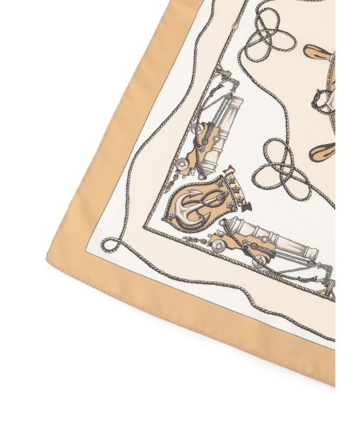 Perfect Suit FActory（パーフェクトスーツファクトリー）の「イタリア製　船具柄スカーフ　グレー/ブラウン/ブルー（バンダナ/スカーフ・レディース・ライトグレー/ブルー/ブラウン・FREE）」の9枚目の写真