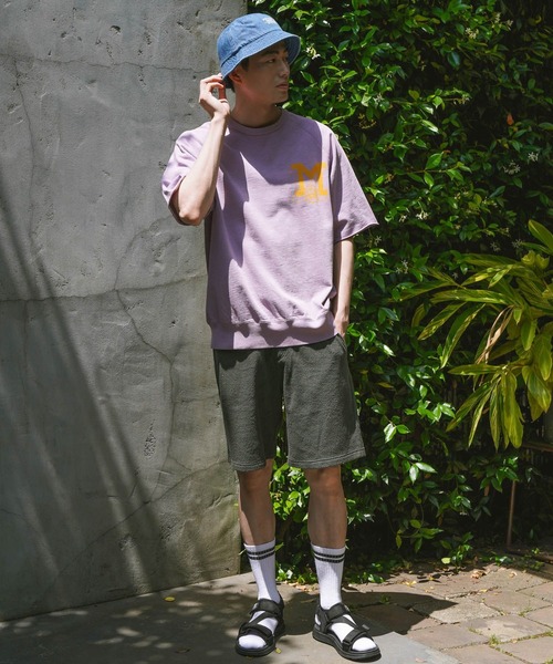 BAYFLOW（ベイフロー）の「ラフパイル ショートパンツ（その他パンツ・メンズ・オフホワイト/チャコール/ブルー・LARGE/MEDIUM）」の6枚目の写真
