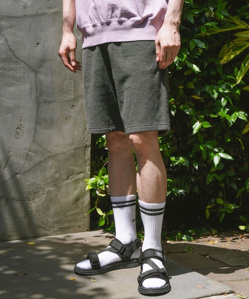 BAYFLOW（ベイフロー）の「ラフパイル ショートパンツ（その他パンツ・メンズ・オフホワイト/チャコール/ブルー・LARGE/MEDIUM）」の7枚目の写真