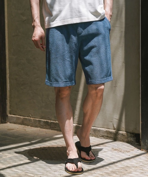 BAYFLOW（ベイフロー）の「ラフパイル ショートパンツ（その他パンツ・メンズ・オフホワイト/チャコール/ブルー・LARGE/MEDIUM）」の9枚目の写真