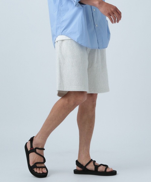 BAYFLOW（ベイフロー）の「ラフパイル ショートパンツ（その他パンツ・メンズ・オフホワイト/チャコール/ブルー・LARGE/MEDIUM）」の11枚目の写真