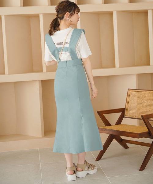 moulis'（ムーリス）の「ストラップマーメイドスカート（スカート・レディース・ホワイト/ブラック/ブルー・SMALL/MEDIUM/LARGE）」の20枚目の写真