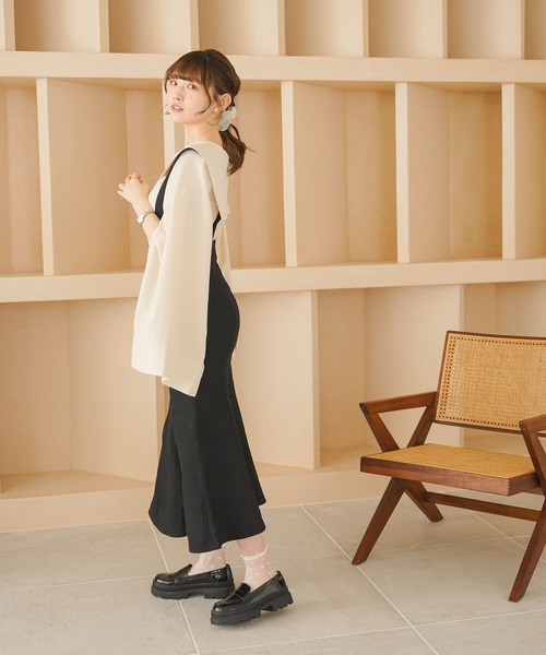 moulis'（ムーリス）の「ストラップマーメイドスカート（スカート・レディース・ホワイト/ブラック/ブルー・SMALL/MEDIUM/LARGE）」の21枚目の写真