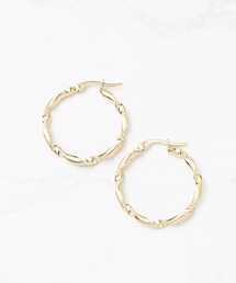 ★Stainless★ Twist Ring Pierce 30mm