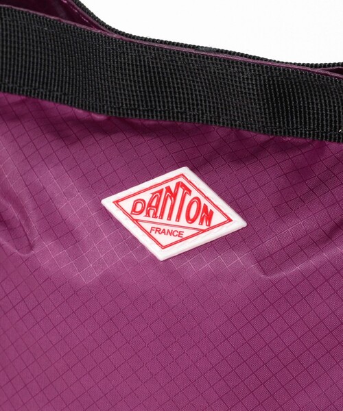 Ray BEAMS（レイビームス）の「DANTON / ミニ ショルダー バッグ（ショルダーバッグ・レディース・ブラック/グリーン系その他/パープル・ONE SIZE）」の4枚目の写真