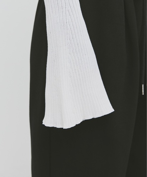 17HR（セブンティーンアワーズ）の「ダブルジップリブニットカーディガン（ニット/セーター・レディース・ホワイト/ブラック/グレー・FREE）」の21枚目の写真