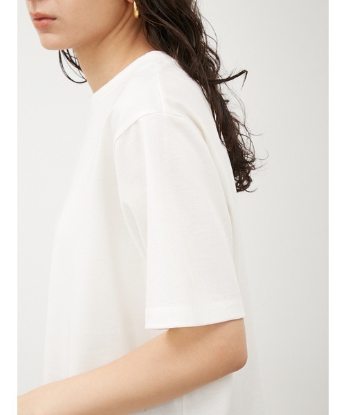 Mila Owen（ミラオーウェン）の「クルーネックベーシックハイラインTシャツ【マシーンウォッシャブル】（Tシャツ/カットソー・レディース・ホワイト/チャコールグレー/ブルー/ラベンダー・1/0）」の10枚目の写真