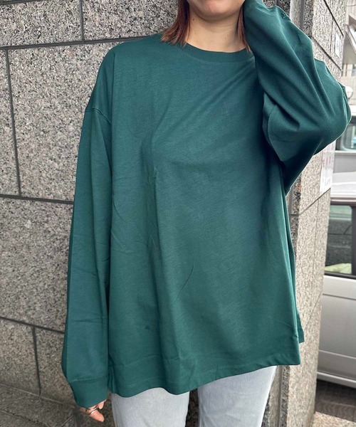 STARTER BLUE LABEL(スターターブルーレーベル)の「STARTER / BIG長袖Tシャツ / STBL-1634092(Tシャツ/カットソー・メンズ・モカ/ネイビー/ホワイト/ライトグレー/カーキ/ブラック/グレー/ラベンダー・LARGE/X-LARGE/XX-LARGE/SMALL/MEDIUM)」の6枚目の写真