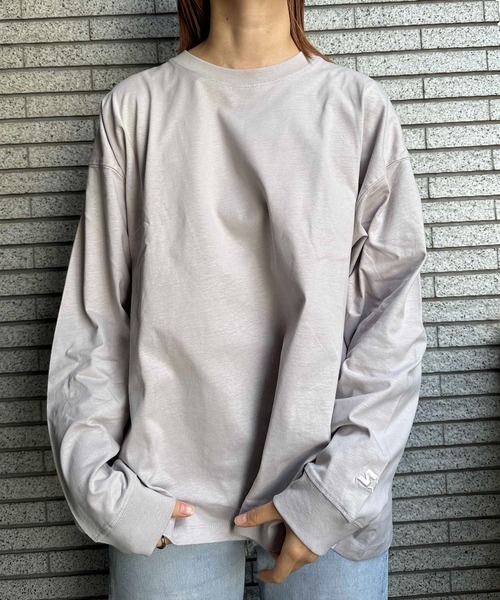 STARTER BLUE LABEL(スターターブルーレーベル)の「STARTER / BIG長袖Tシャツ / STBL-1634092(Tシャツ/カットソー・メンズ・モカ/ネイビー/ホワイト/ライトグレー/カーキ/ブラック/グレー/ラベンダー・LARGE/X-LARGE/XX-LARGE/SMALL/MEDIUM)」の1枚目の写真