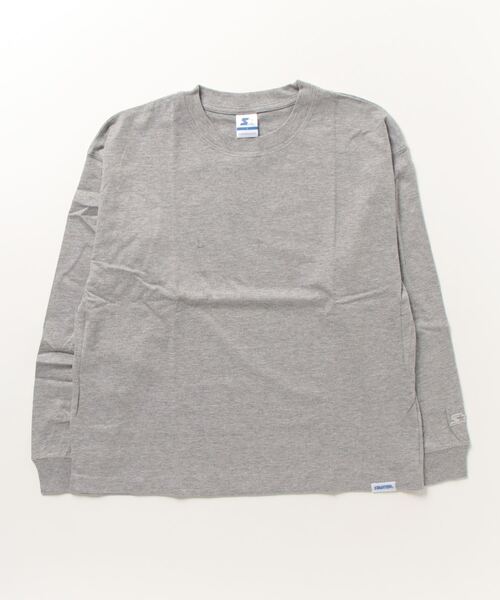 STARTER BLUE LABEL(スターターブルーレーベル)の「STARTER / BIG長袖Tシャツ / STBL-1634092(Tシャツ/カットソー・メンズ・モカ/ネイビー/ホワイト/ライトグレー/カーキ/ブラック/グレー/ラベンダー・LARGE/X-LARGE/XX-LARGE/SMALL/MEDIUM)」の10枚目の写真