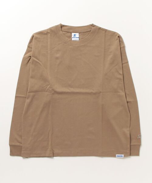STARTER BLUE LABEL(スターターブルーレーベル)の「STARTER / BIG長袖Tシャツ / STBL-1634092(Tシャツ/カットソー・メンズ・モカ/ネイビー/ホワイト/ライトグレー/カーキ/ブラック/グレー/ラベンダー・LARGE/X-LARGE/XX-LARGE/SMALL/MEDIUM)」の12枚目の写真