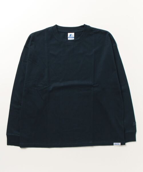 STARTER BLUE LABEL(スターターブルーレーベル)の「STARTER / BIG長袖Tシャツ / STBL-1634092(Tシャツ/カットソー・メンズ・モカ/ネイビー/ホワイト/ライトグレー/カーキ/ブラック/グレー/ラベンダー・LARGE/X-LARGE/XX-LARGE/SMALL/MEDIUM)」の16枚目の写真