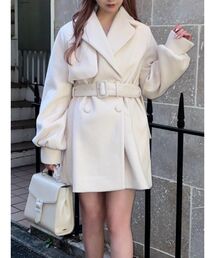 EATME | ベルト付きボリュームスリーブコート(その他アウター)