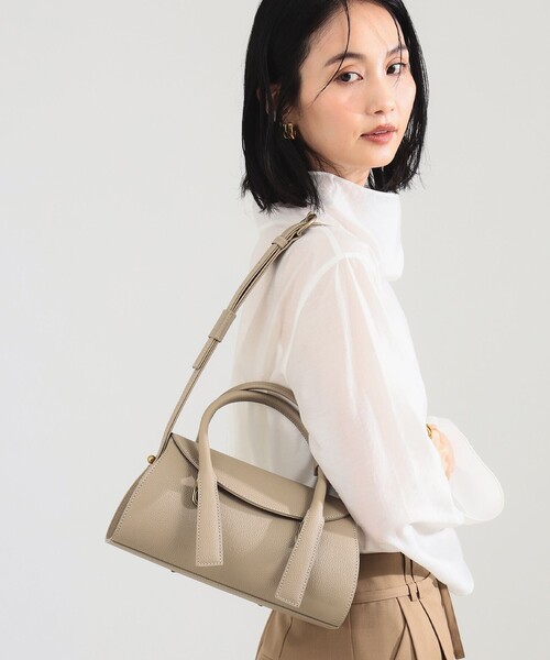 Demi-Luxe BEAMS（デミルクス ビームス）の「TOFF & LOADSTONE / コロン シュリンク ハンドバッグ（トートバッグ・レディース・ブラック/ブラウン系その他/ベージュ系その他・ONE SIZE）」の3枚目の写真