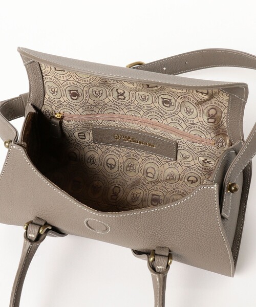 Demi-Luxe BEAMS（デミルクス ビームス）の「TOFF & LOADSTONE / コロン シュリンク ハンドバッグ（トートバッグ・レディース・ブラック/ブラウン系その他/ベージュ系その他・ONE SIZE）」の8枚目の写真