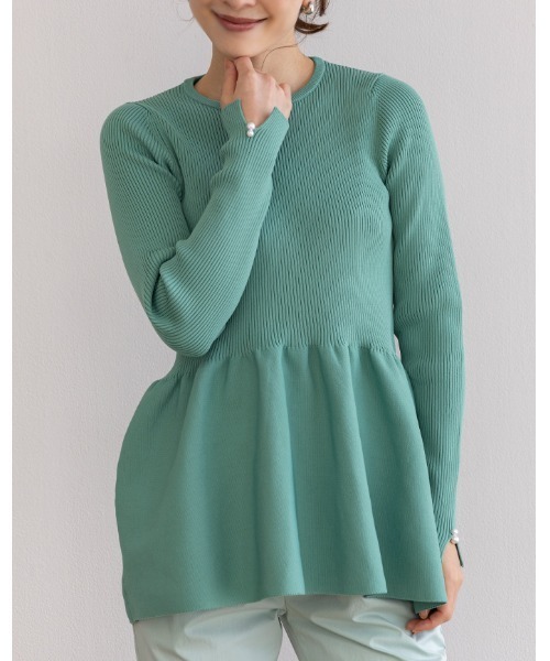 セール】【SONO/ソーノ】3Dフレア ニットプルオーバー（ニット