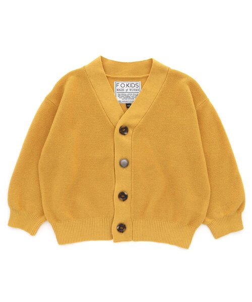 F.O.KIDS（エフオーキッズ）の「【マシンウォッシャブル】カラバリカーディガン（カーディガン/ボレロ・キッズ・ブルー/ブラック/レッド/グリーン/キナリ/イエロー・90/130/80/120/95/110/150/140/100）」の5枚目の写真