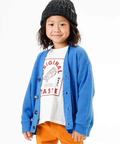 F.O.KIDS（エフオーキッズ）の「【マシンウォッシャブル】カラバリカーディガン（カーディガン/ボレロ・キッズ・ブルー/ブラック/レッド/グリーン/キナリ/イエロー・90/130/80/120/95/110/150/140/100）」の4枚目の写真