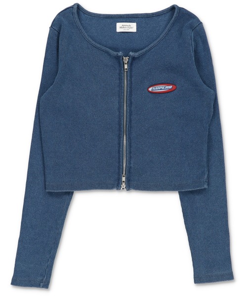 SPINNS（スピンズ）の「ワンポイントデザイン 半袖ショート丈