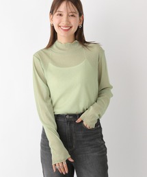 LEPSIM | ラメシアーハイネックプルオーバー　908521(Tシャツ/カットソー)