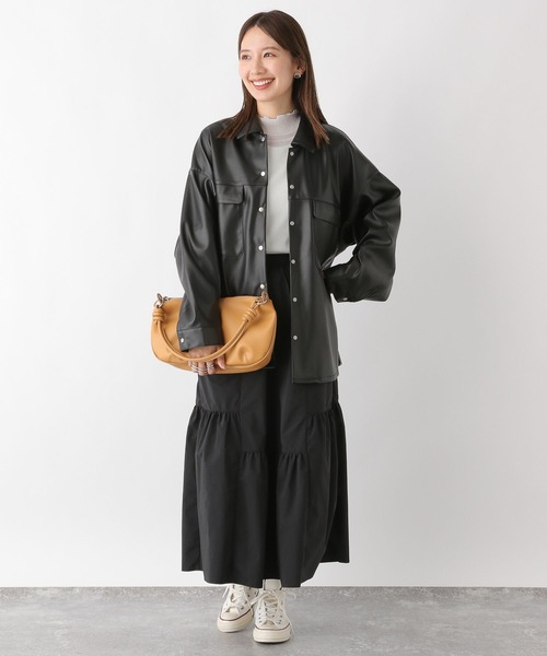 LEPSIM（レプシィム）の「ラメシアーハイネックプルオーバー　908521（Tシャツ/カットソー・レディース・ライトグリーン/ブラウン/ベージュ系その他/オフホワイト/ブラック/ライトグレー・FREE）」の16枚目の写真