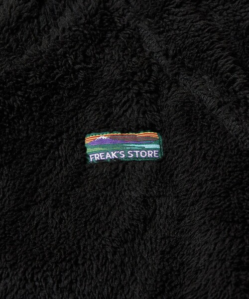 FREAK'S STORE(フリークスストア)の「限定展開 リラックスフィット フリースセットアップ/ノーカラージャケット×イージーパンツ/カーディガン(ノーカラージャケット・メンズ・ベージュ/オリーブ/ブラック・LARGE/SMALL/MEDIUM)」の6枚目の写真