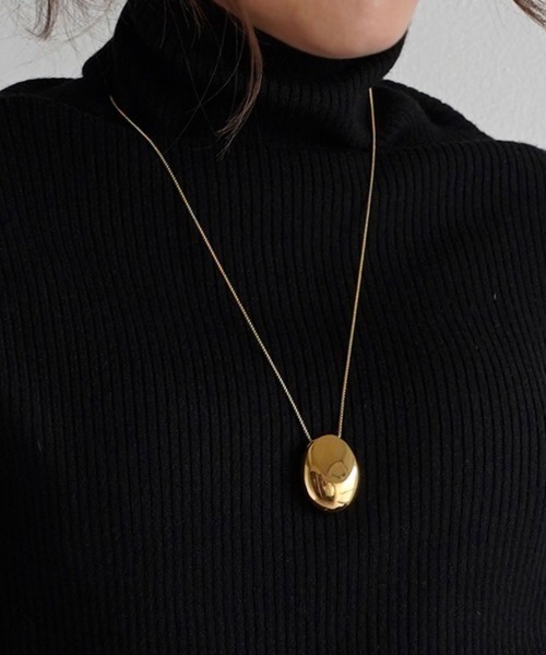 emouv by est（エモーヴバイエスト）の「emouv by est エリプスネックレス（ネックレス・レディース・ゴールド/シルバー・FREE）」の2枚目の写真