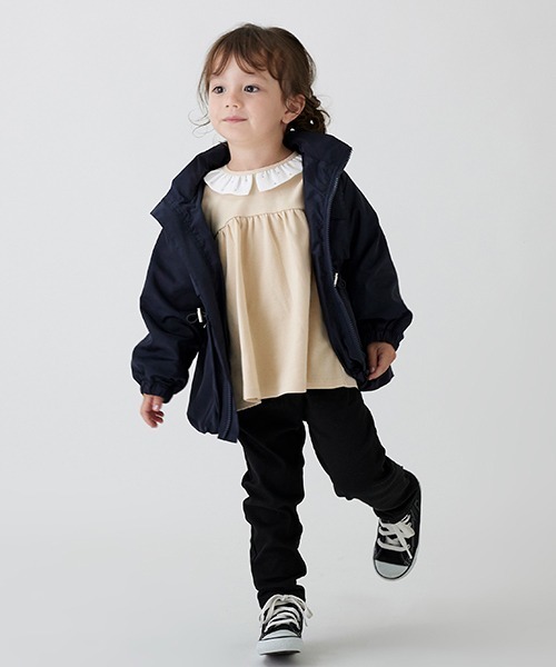 バルマン　ラクーンファー　フーデット ブルゾン　ネイビー　　 BALMAIN LOFTMAN B.D.