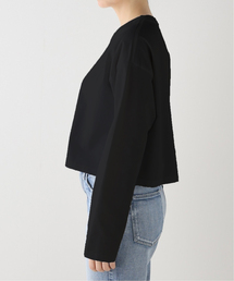 ドゥーズィエムクラス　クロップド ロングスリーブ Tシャツ　ブラック　黒 ドゥーズィエムクラス クロップド ロングスリーブ Tシャツ ブラック