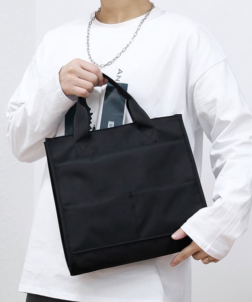 STYLEBLOCK（スタイルブロック）の「ミニトートバッグ（トートバッグ・レディース・ネイビー/パープル/パープル系その他/ブラック・FREE）」の2枚目の写真