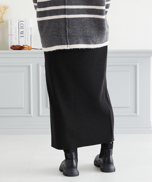 acro（アクロ）の「細プリーツロングスカート/AC3826（スカート・レディース・ブラック/グレー/アイボリー/グリーン・ﾌﾘ-）」の10枚目の写真