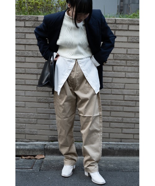 Lee（リー）の「【 Lee / リー 】 フリージー ナロー チノパンツ LM5811 FLEEASY EDW（チノパンツ・メンズ・ブラウン/ベージュ・FREE）」の10枚目の写真