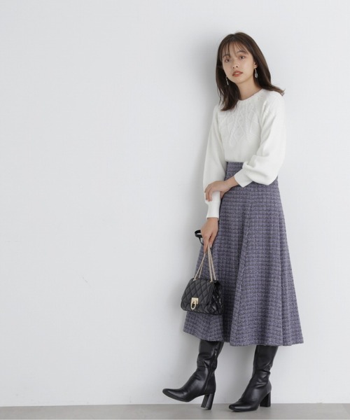 PROPORTION BODY DRESSING(プロポーションボディドレッシング)の「求心パールニットプルオーバー / 1213270036(ニット/セーター・レディース・ブラック/ベージュ/ホワイト系その他・FREE)」の13枚目の写真