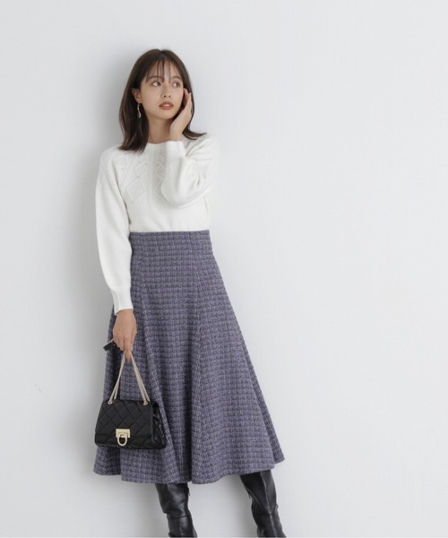 PROPORTION BODY DRESSING(プロポーションボディドレッシング)の「求心パールニットプルオーバー / 1213270036(ニット/セーター・レディース・ブラック/ベージュ/ホワイト系その他・FREE)」の11枚目の写真