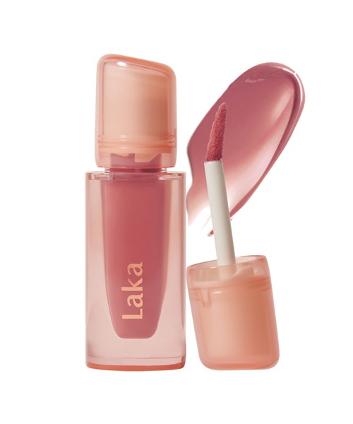 Laka(ラカ)の「ジェリーイングヌードグロス(口紅/リップティント/グロス・レディース・#303 /ももリング/#305 /みかんリング/#304 /ジンジャーリング/#302 /ぶどうリング/#301 /フィグリング/#306 /エンジェルリング/#307 /ココリング/#309 /ハートリング/#308 /ローサリング/#310 /メルバリング・FREE)」の6枚目の写真