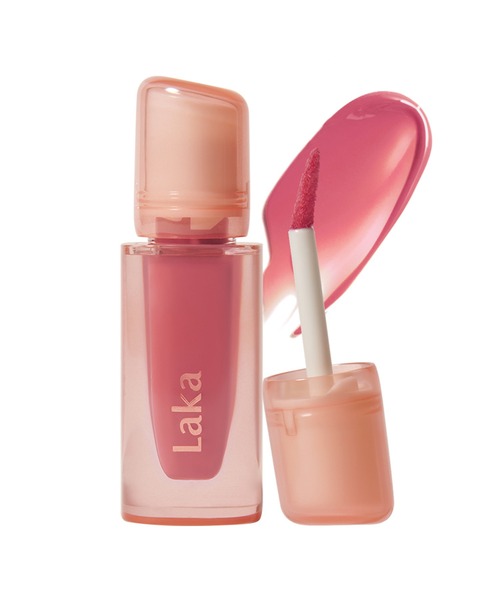 Laka(ラカ)の「ジェリーイングヌードグロス(口紅/リップティント/グロス・レディース・#303 /ももリング/#305 /みかんリング/#304 /ジンジャーリング/#302 /ぶどうリング/#301 /フィグリング/#306 /エンジェルリング/#307 /ココリング/#309 /ハートリング/#308 /ローサリング/#310 /メルバリング・FREE)」の3枚目の写真